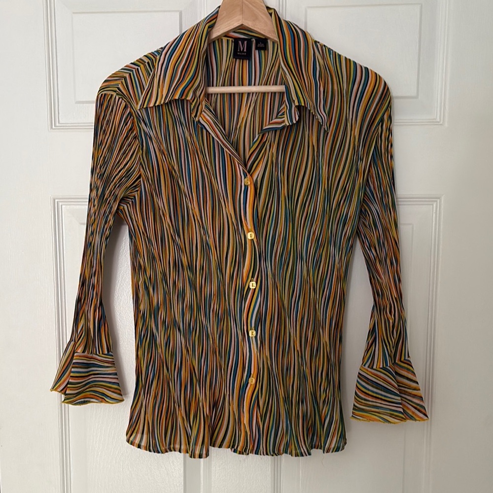 ★ Milano Multicolor Striped Button Down Shirt ★